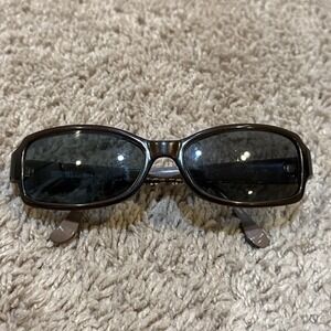 Michael Kors Boca Raton Sunglasses Frames Womens Brown MK Logo Arms Only Damaged
